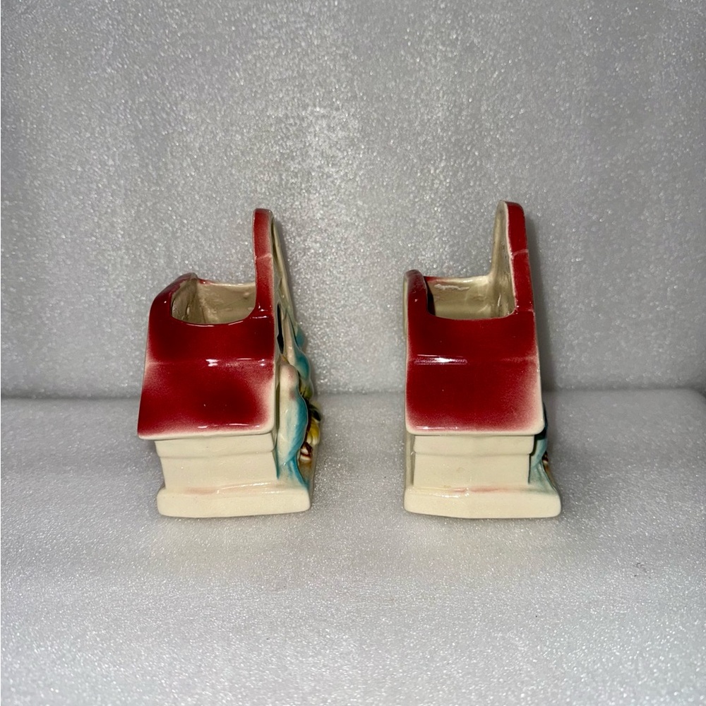 Vintage Shawnee Bluebird Wall Pocket Planters - Picture 4 of 7